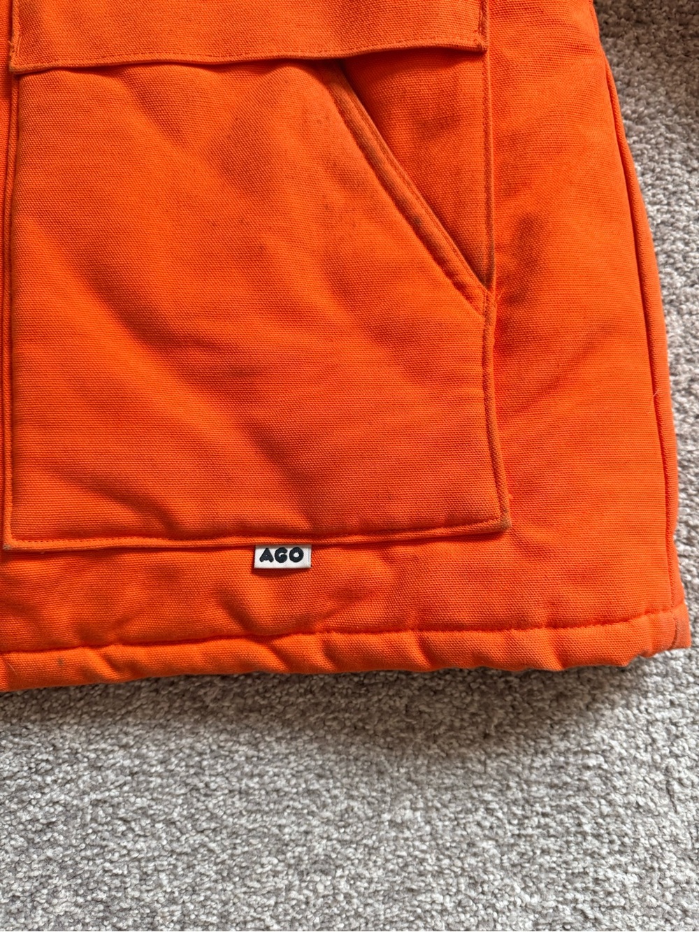 AGO Men’s Hi-Vis Insulated Work Jacket Size 48 Made in Canada - Picture 3 of 12
